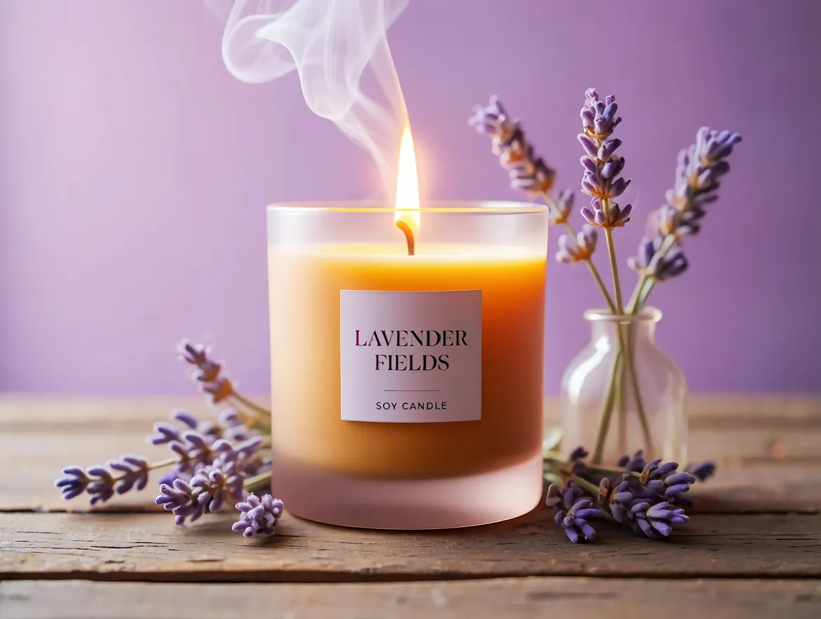 Lavender Fields soy candle